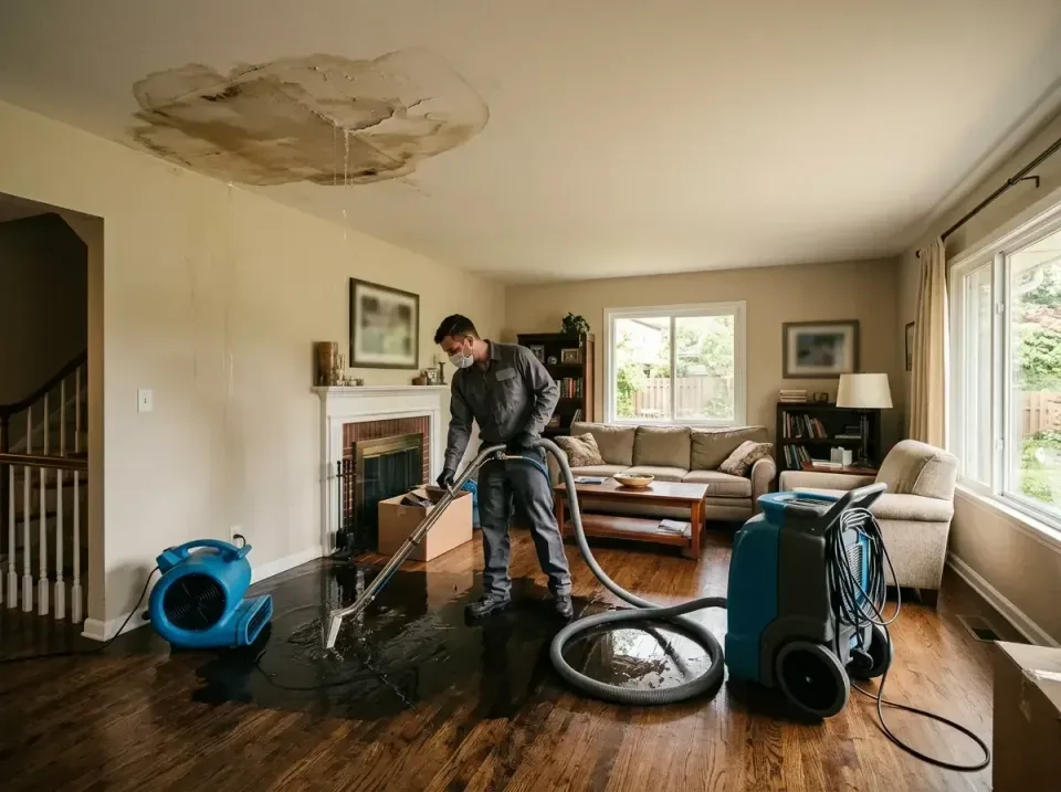 attic-pipe-burst-ceiling-drip-008 — frequently asked questions, Water Damage Restoration & Carpet Care in Margate, FL
